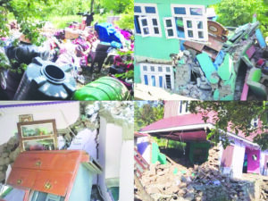 Land sinks in Ramban; Over 50 houses, power infra damaged
