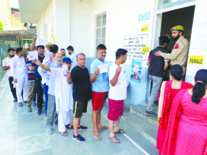 Polling commences in Jammu Parliamentary Constituency on high note