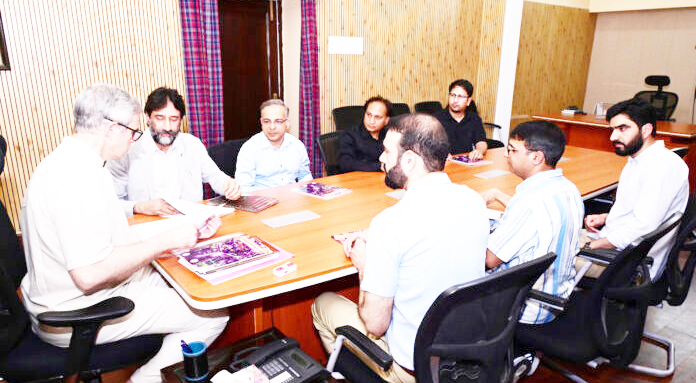 CM Omar Abdullah meets delegations,&hellip;