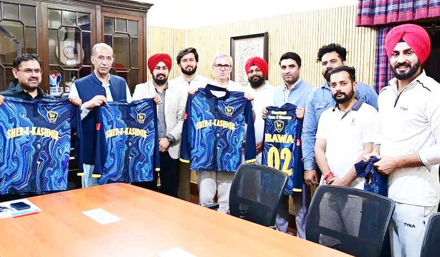 CM Omar Abdullah unveils Sher-i-Kashmir Cricket Club jersey, releases wildlife publication
