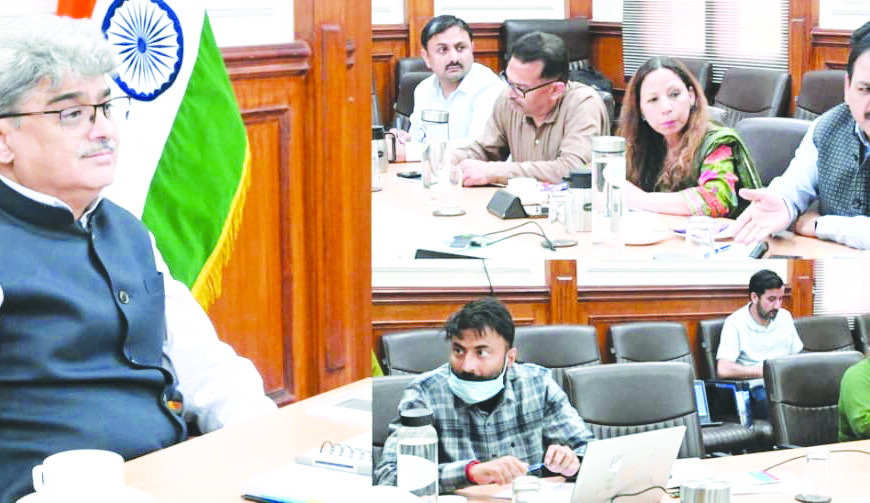 CS Atal Dulloo assesses the impact & implementation of PMIS in J&K