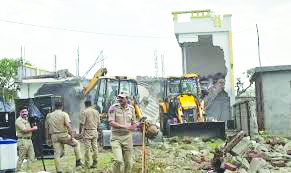 Property of drug peddler demolished&hellip;