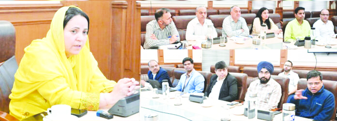 Sakeena Itoo reviews proposed AI initiatives of IIT Jammu for reforms in school education, Health sectors