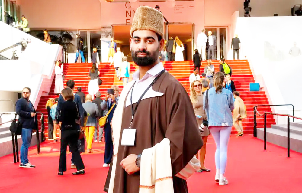 Actor Bilal Baghat carries Kashmir Pheran to Cannes Actor Bilal Baghat carries Kashmir Pheran to Cannes