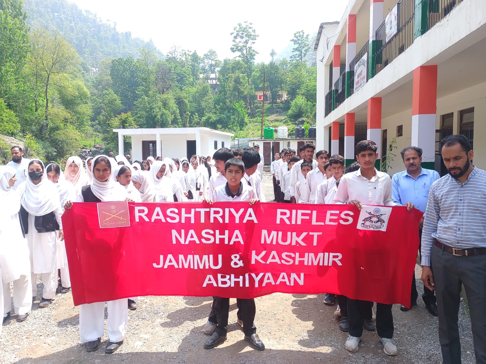 Army organizes pledge taking ceremony at GHS Marhote