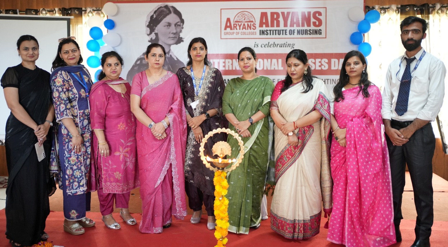 Aryans Institute of Nursing celebrates International Nurses Day with oath ceremony; Recruitment drive organized by Paras Health Aryans Institute of Nursing celebrates International Nurses Day with oath ceremony; Recruitment drive organized by Paras Health