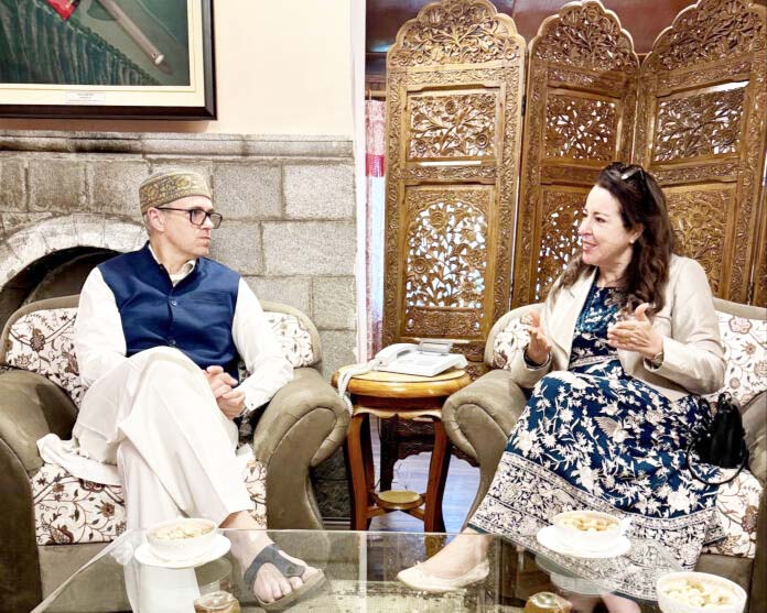 Swiss Ambassador to India calls on CM Omar Abdullah, Says scope of collaboration discussed Swiss Ambassador to India calls on CM Omar Abdullah, Says scope of collaboration discussed