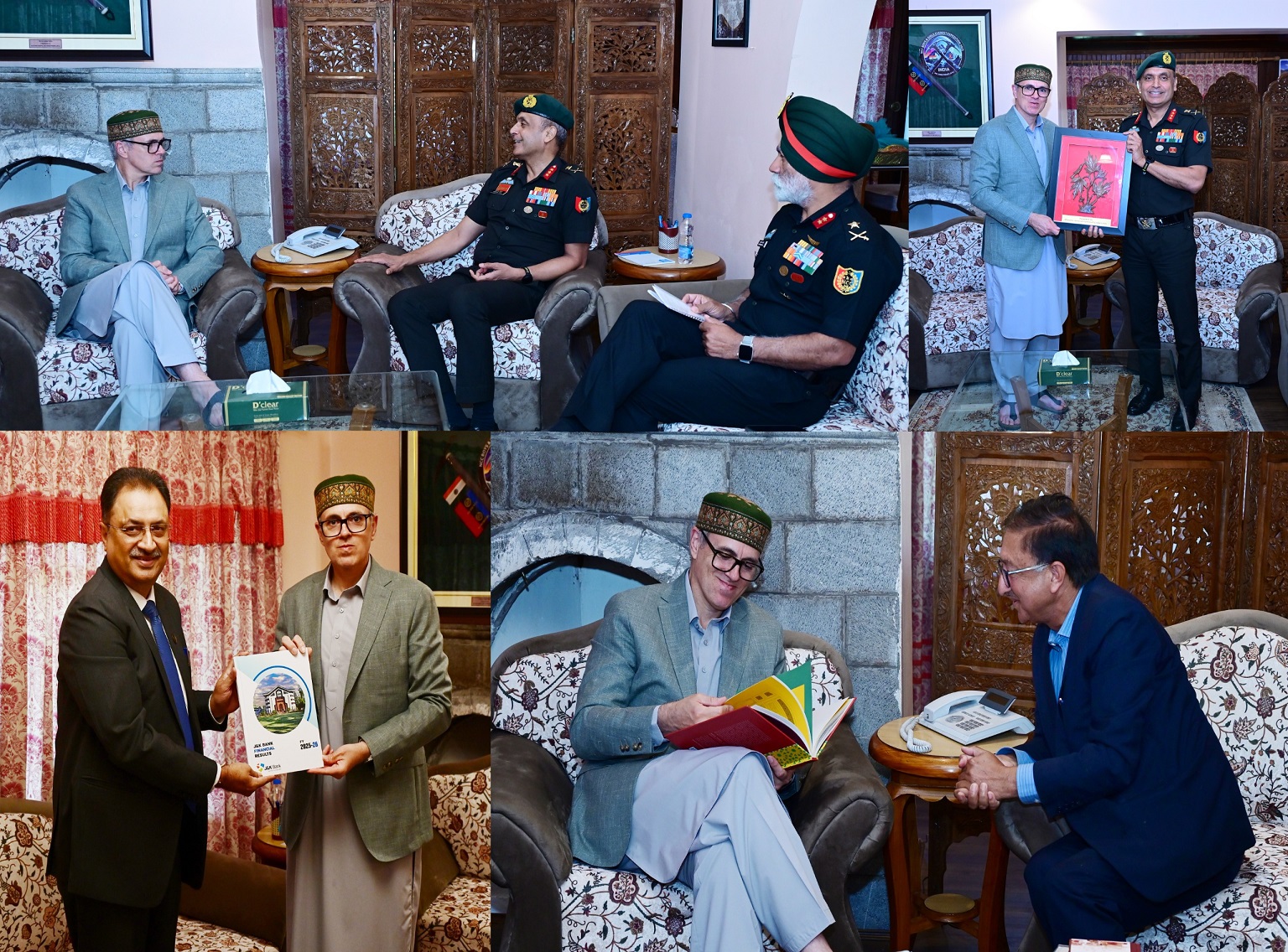 Chief Minister Omar Abdullah meets delegations at Raabita Chief Minister Omar Abdullah meets delegations at Raabita