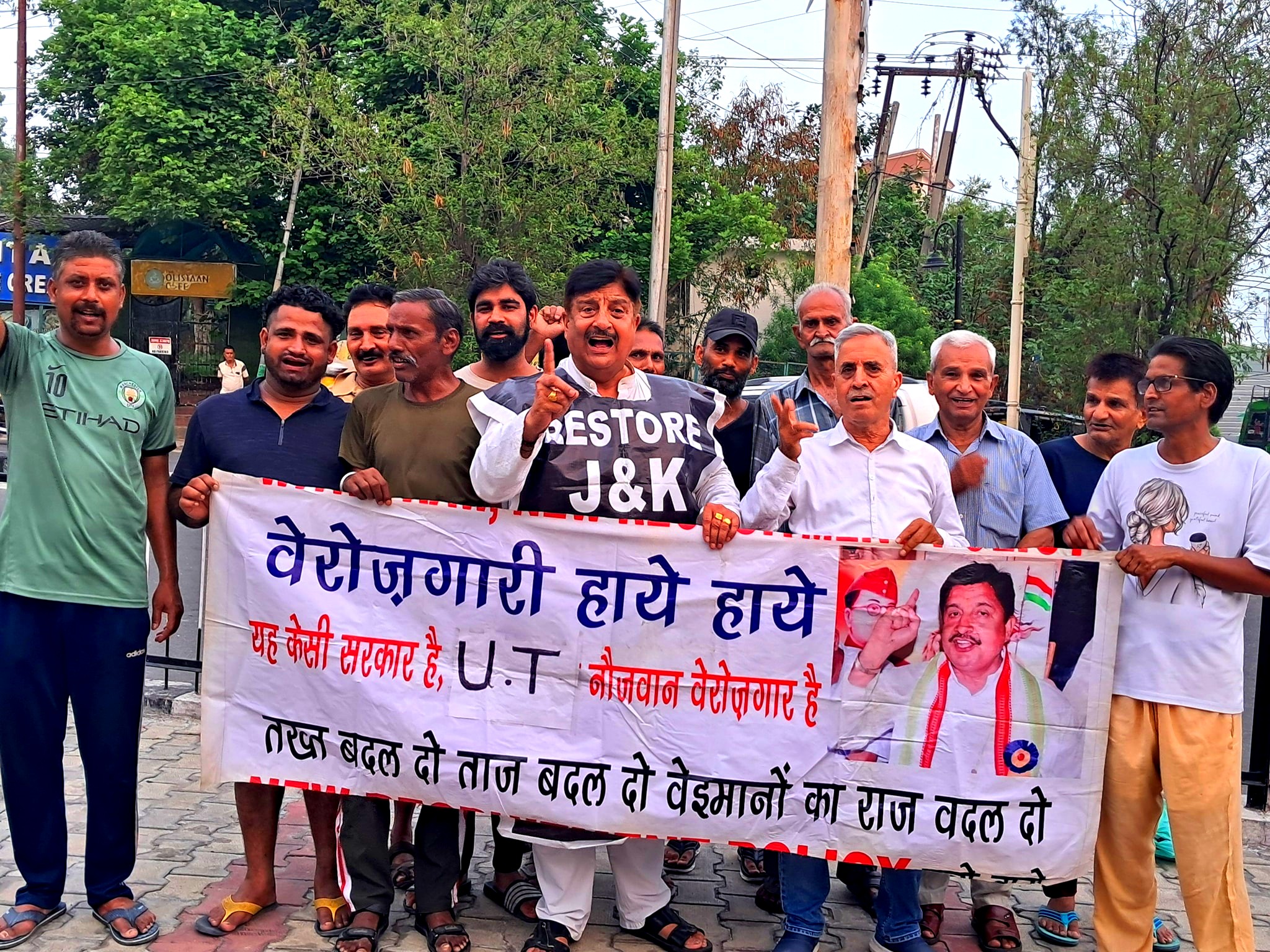 Dimple protests against NTA for cancellation of NEET-2026 Exam