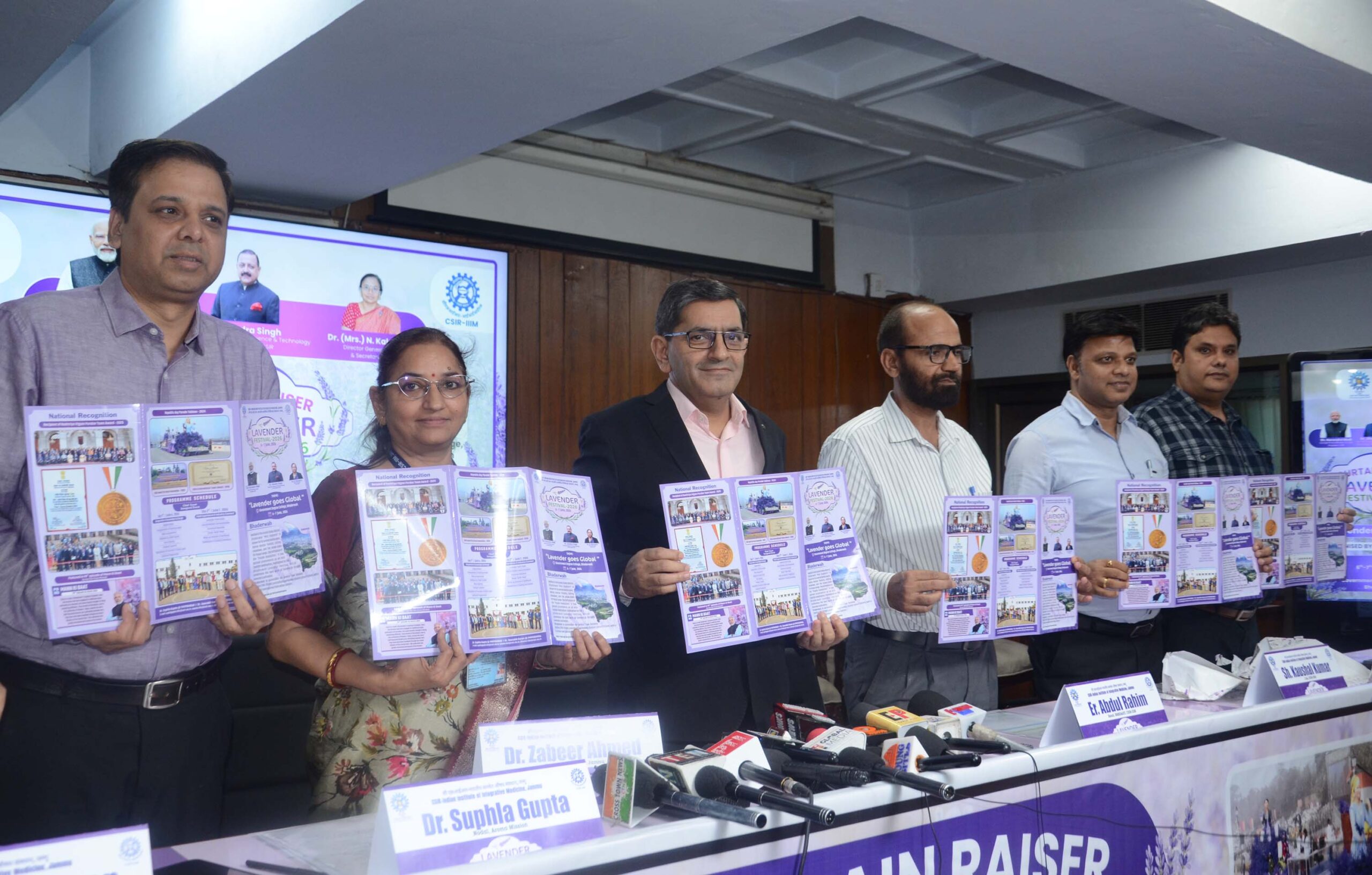 Dr. Jitendra to inaugurate 4th Lavender Festival at Bhaderwah on June 6