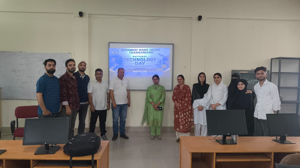 GDC Thannamandi celebrates National Technology Day