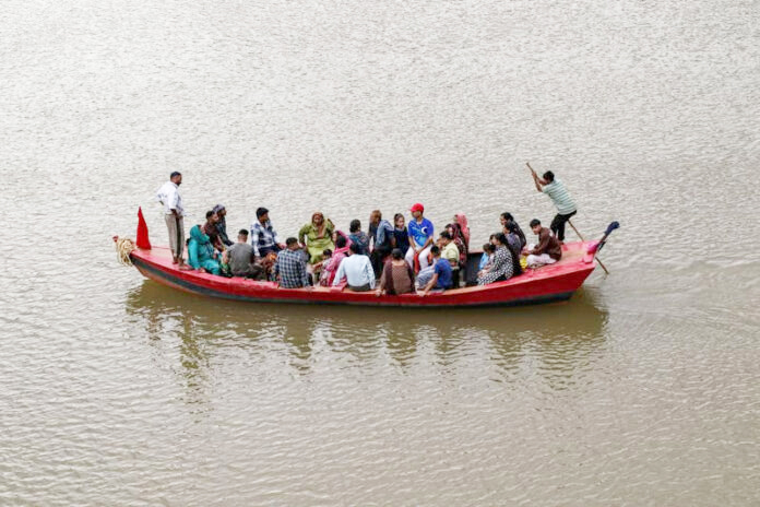 10 Months On, Locals rely on boats as washed-away bridge leave Jammu Villages cut Off 10 Months On, Locals rely on boats as washed-away bridge leave Jammu Villages cut Off