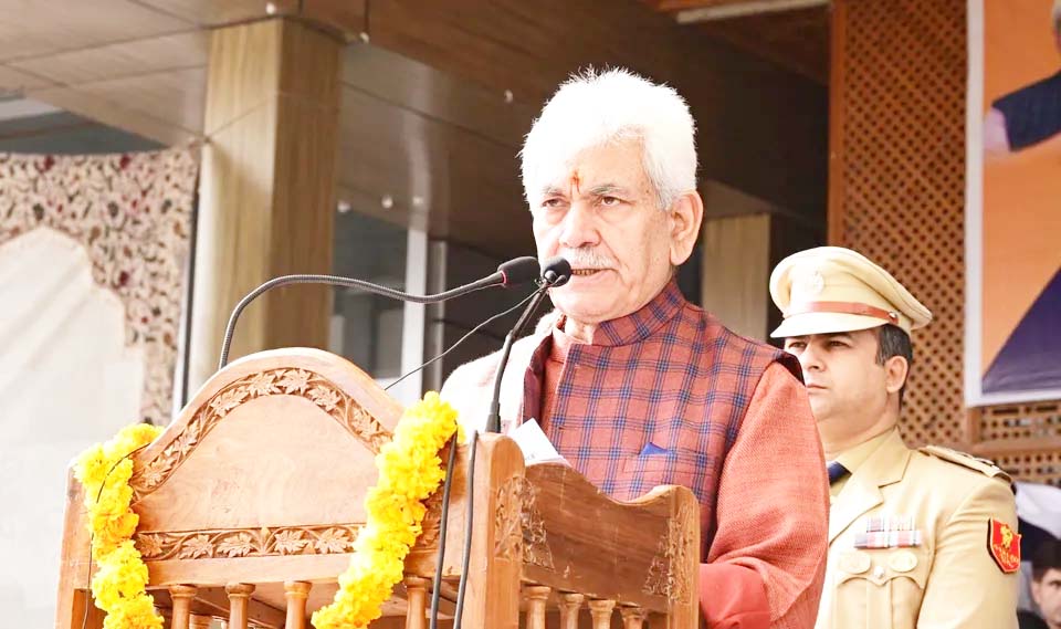 Deploy additional manpower to crack down against narco-terror ecosystem: J-K LG Deploy additional manpower to crack down against narco-terror ecosystem: J-K LG