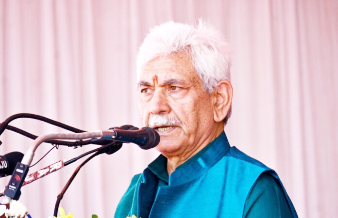 LG Sinha says drug trade fuelling terrorism in J&K, Vows to protect youth