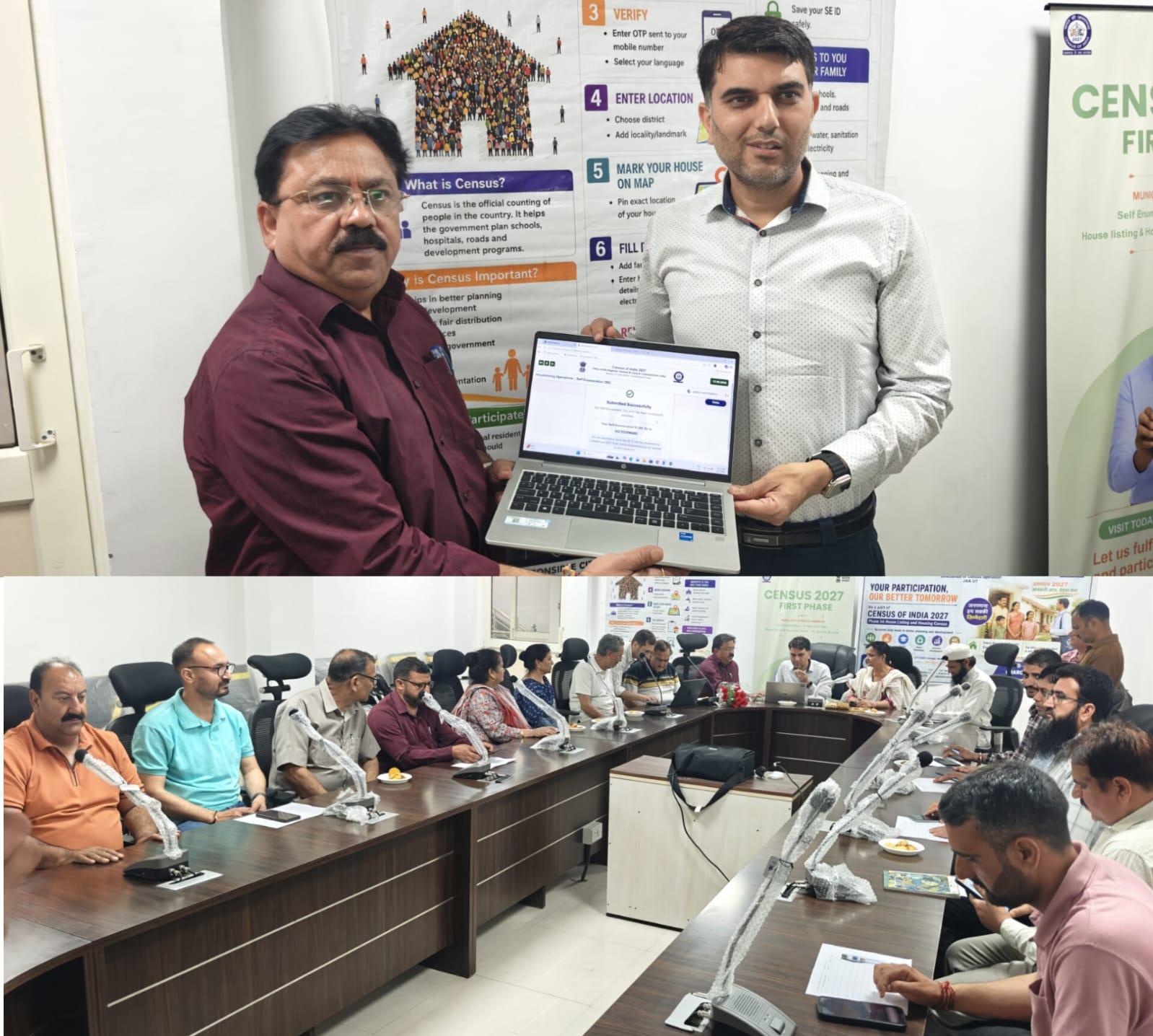 MLA Arjun Singh Raju Launches Self-Enumeration Phase, Census 2027 in Ramban