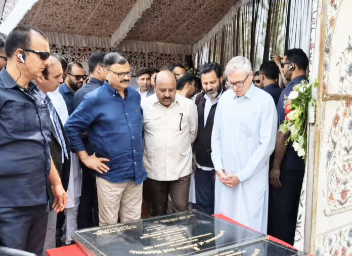 CM Omar unveils Rs 40 Crore development package in Ganderbal, Launches Sindh Riverfront Project CM Omar unveils Rs 40 Crore development package in Ganderbal, Launches Sindh Riverfront Project