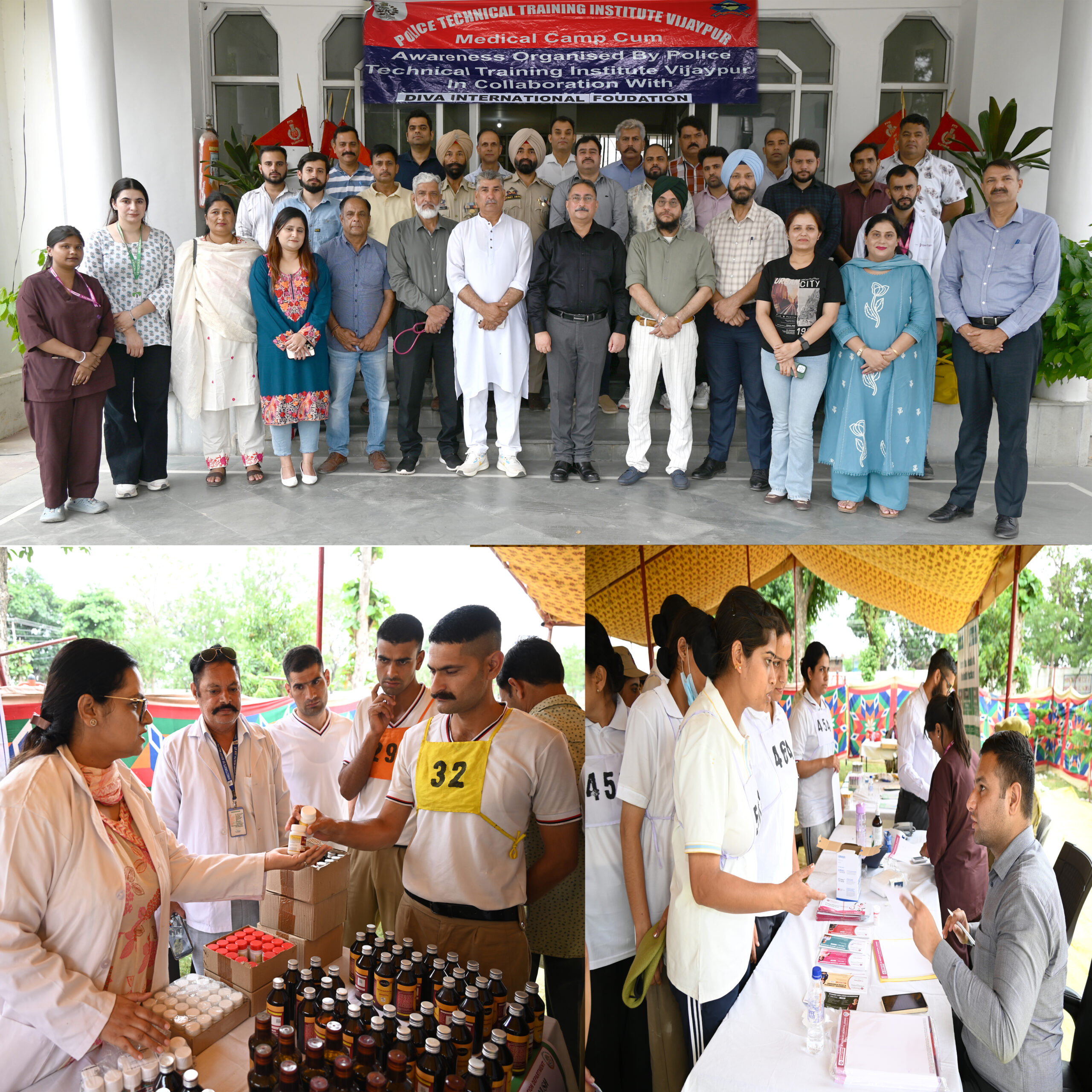 PTTI Vijaypur organizes Multi-Specialty Health & Cancer Awareness Camp in collaboration with Diva International Foundation PTTI Vijaypur organizes Multi-Specialty Health & Cancer Awareness Camp in collaboration with Diva International Foundation