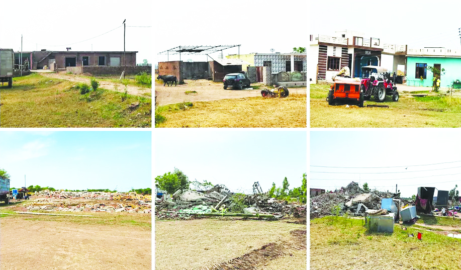 Three houses of drug peddlers demolished under Anti-Drug campaign Three houses of drug peddlers demolished under Anti-Drug campaign
