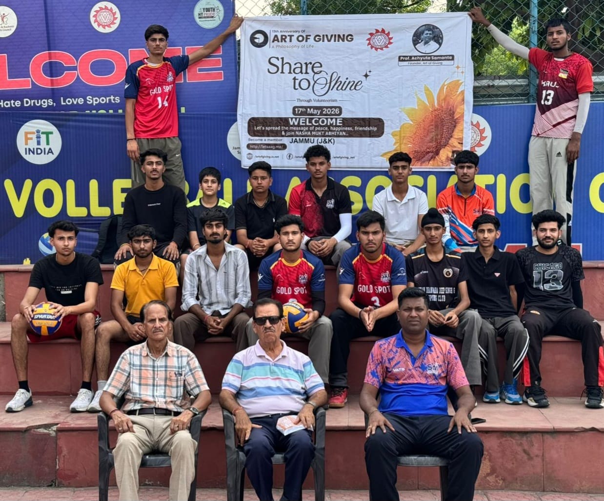 VAJK celebrates 13th Foundation Day of Art of Giving at Jammu VAJK celebrates 13th Foundation Day of Art of Giving at Jammu