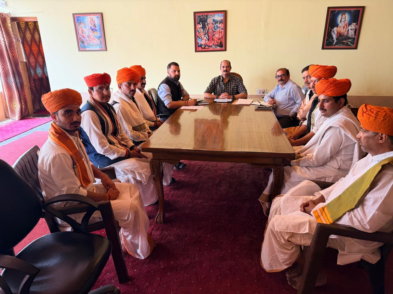 Vikramaditya chairs meeting to strengthen Temple Management across Kashmir Region Vikramaditya chairs meeting to strengthen Temple Management across Kashmir Region