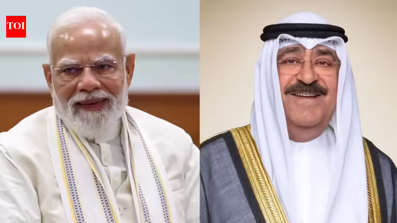 PM Modi, in call with Amir, slams attack on Kuwait | India News