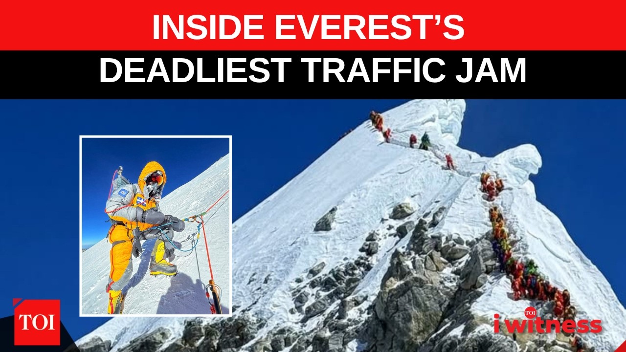Everest’s record rush: Why there’s a line at 8,000m – video