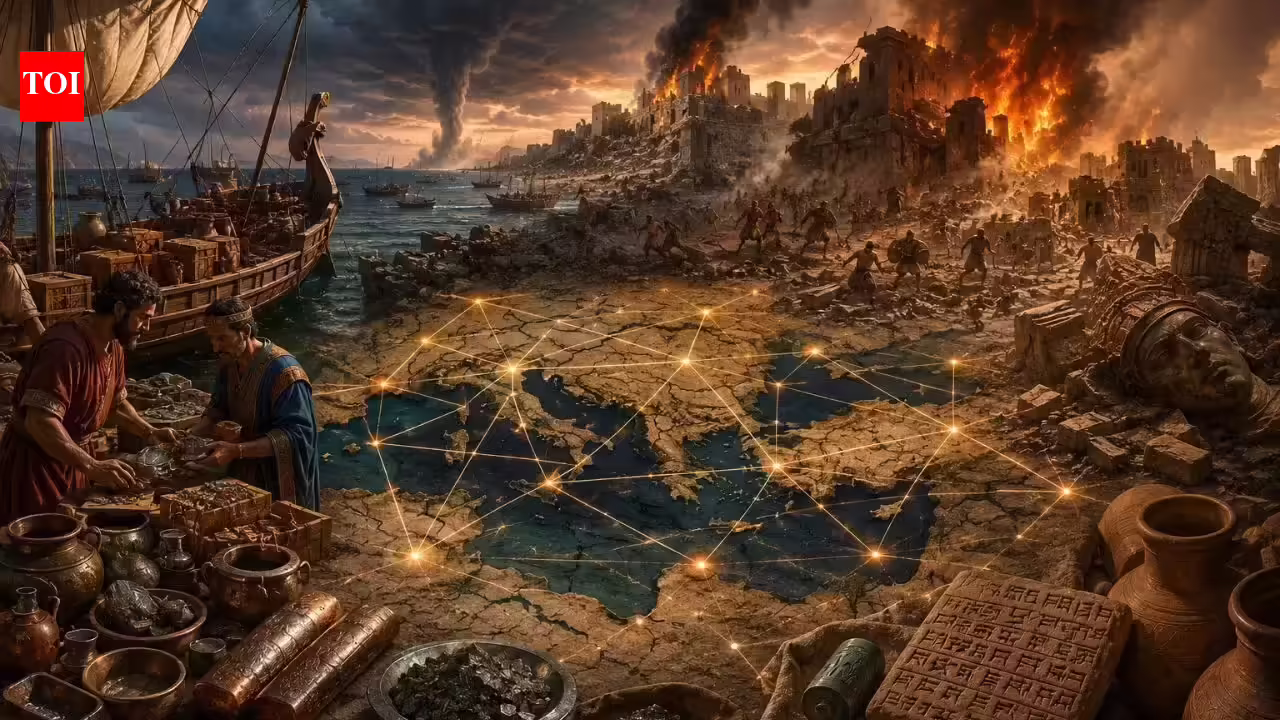 The Bronze Age ended with a network failure: The hidden story behind the 1177 BC collapse | World News The Bronze Age ended with a network failure: The hidden story behind the 1177 BC collapse | World News