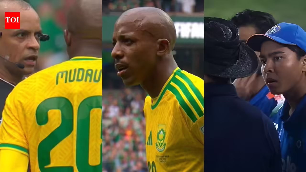 Vaibhav Sooryavanshi’s viral look returns as Khuliso Mudau’s VAR reaction trends at FIFA World Cup 2026 | Football News Vaibhav Sooryavanshi’s viral look returns as Khuliso Mudau’s VAR reaction trends at FIFA World Cup 2026 | Football News