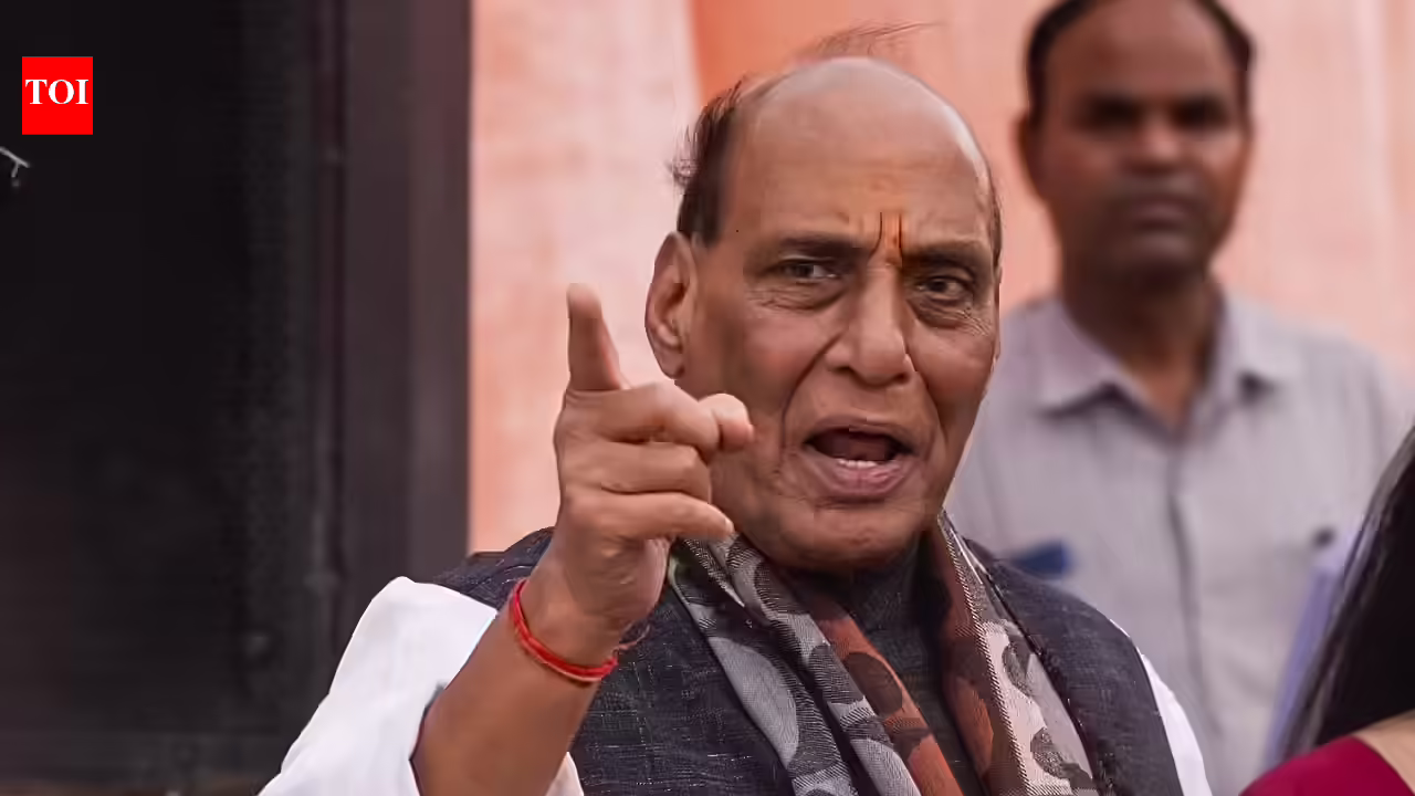 ‘Won’t let Indus waters reach patrons of terror’: Rajnath Singh’s strong message to Pakistan | India News