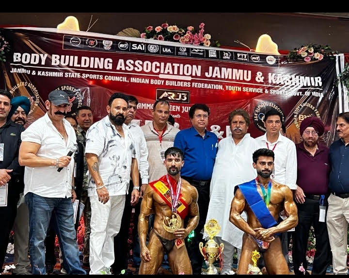 Andy Sabarwal crowned Champion of Champions at 26th Mr. Jammu Bodybuilding Championship