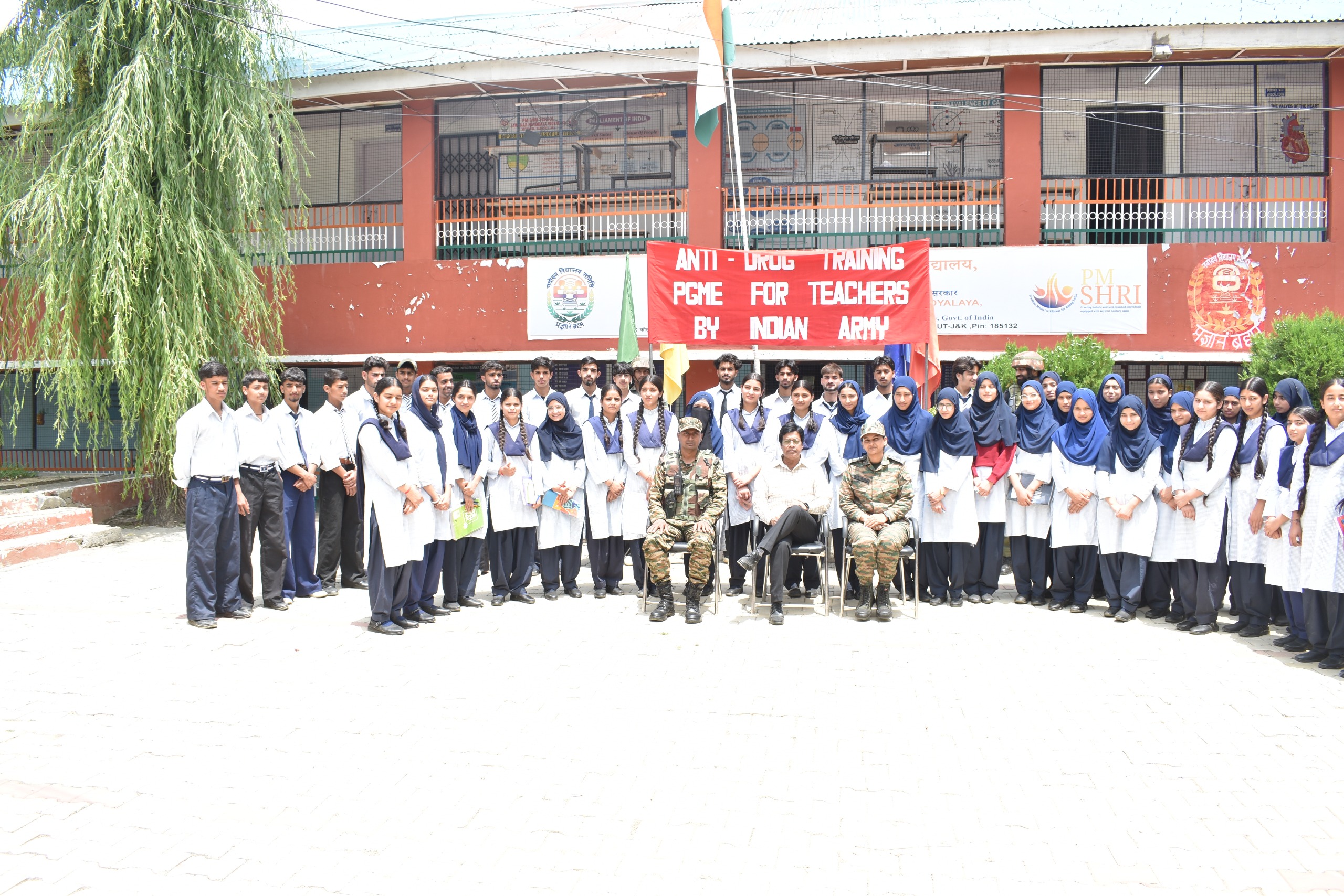 Army organises anti-drug awareness lecture for students, teachers at JNV Hubbi Army organises anti-drug awareness lecture for students, teachers at JNV Hubbi