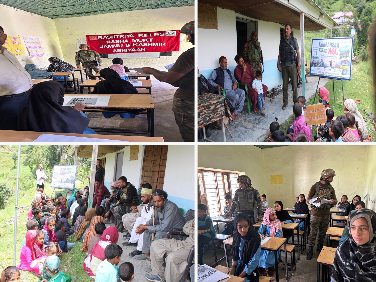 Army organises awareness lecture and drawing competition under Nasha Mukt Abhiyan