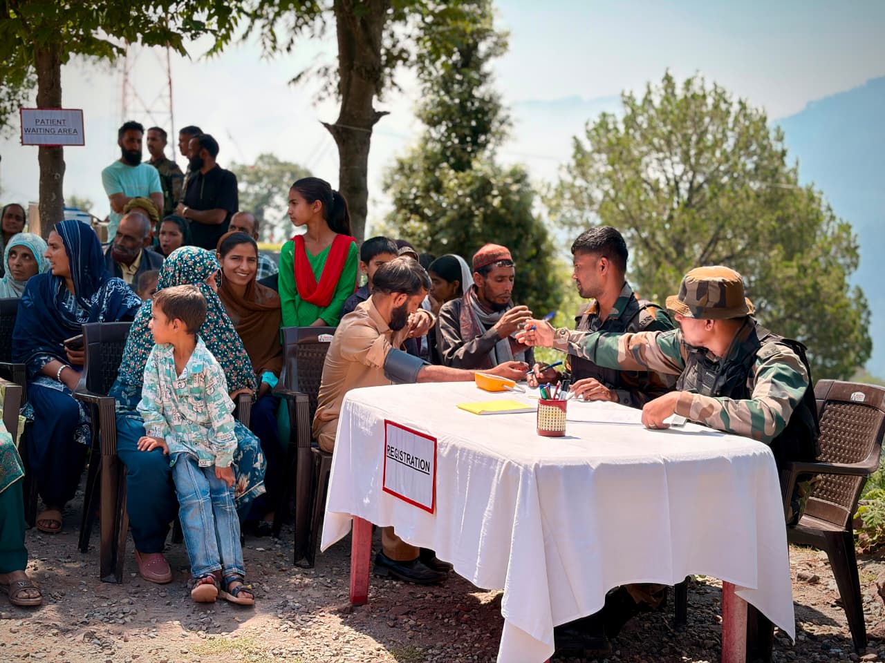Army organizes medical camp for civilians at Narla