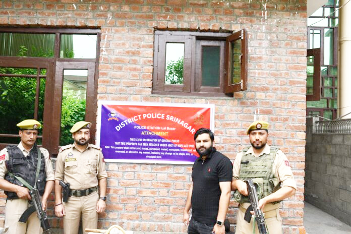 Police attach Drug-Linked properties worth over Rs 4 Crore in Srinagar