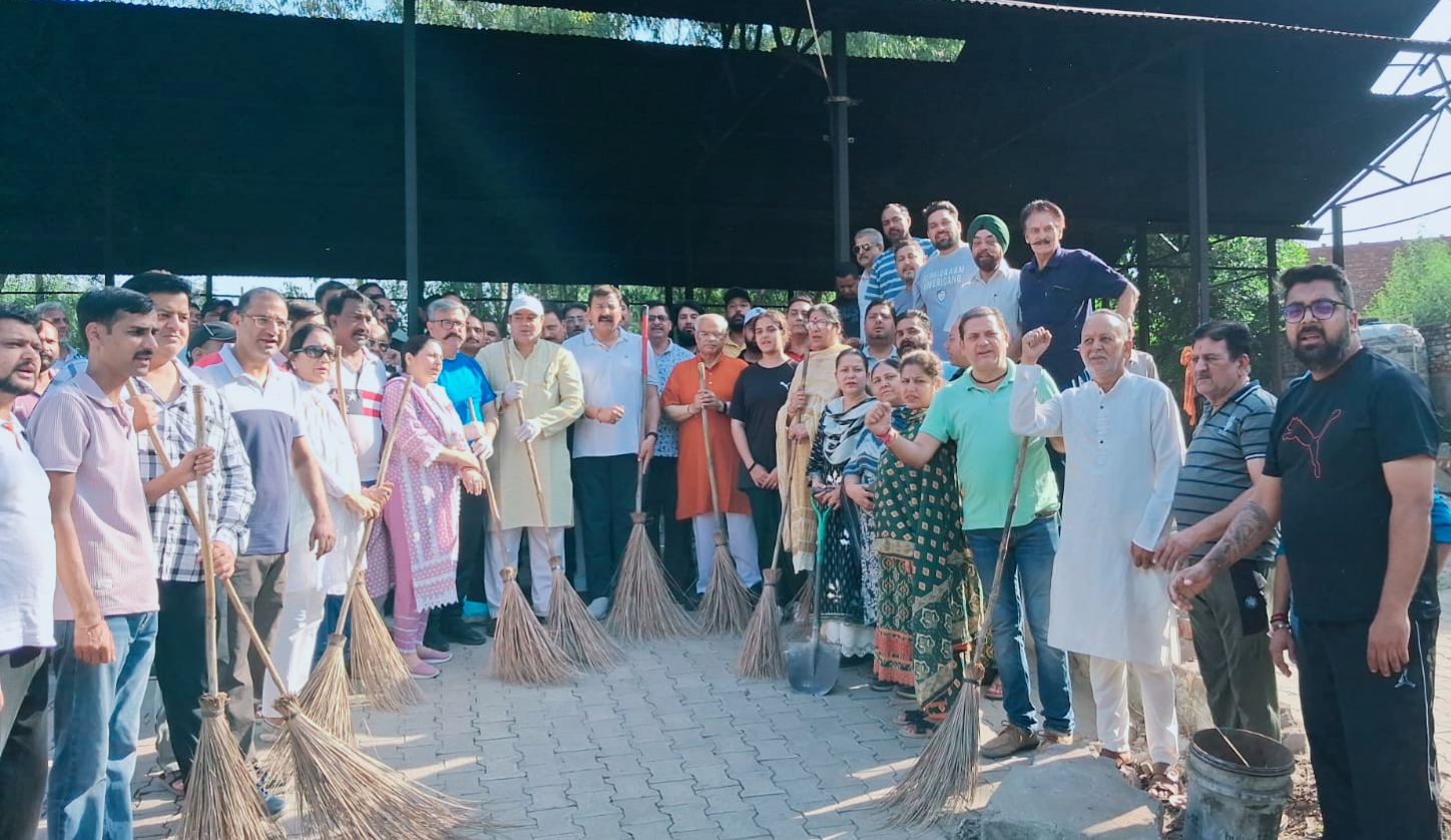 BJP OBC Morcha organises cleanliness drive at Shanti Ghat, promotes civic responsibility
