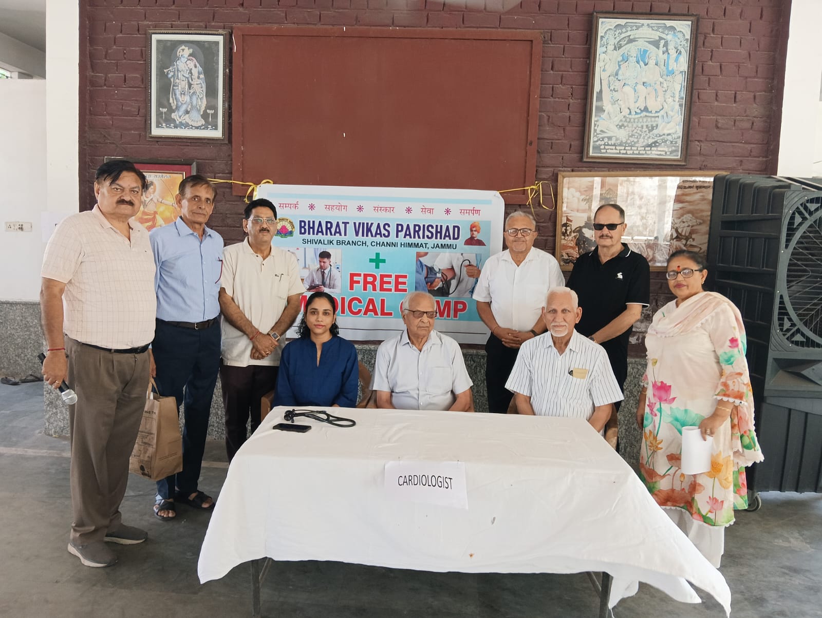Bharat Vikas Parishad organises free health check-up camp at Channi