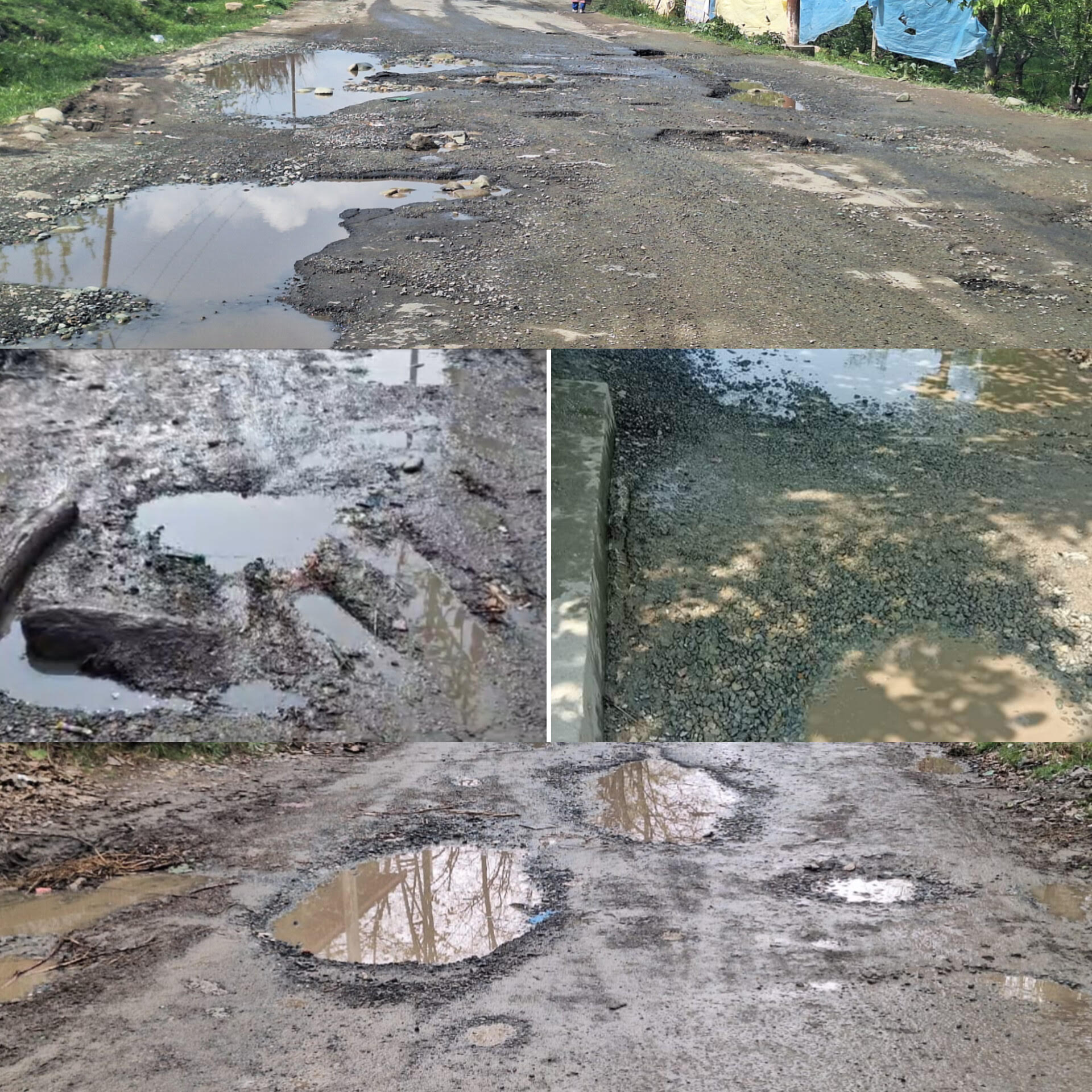 Bonigam-Chowgam residents suffer due to bad road condition, concerned authorities in deep slumber