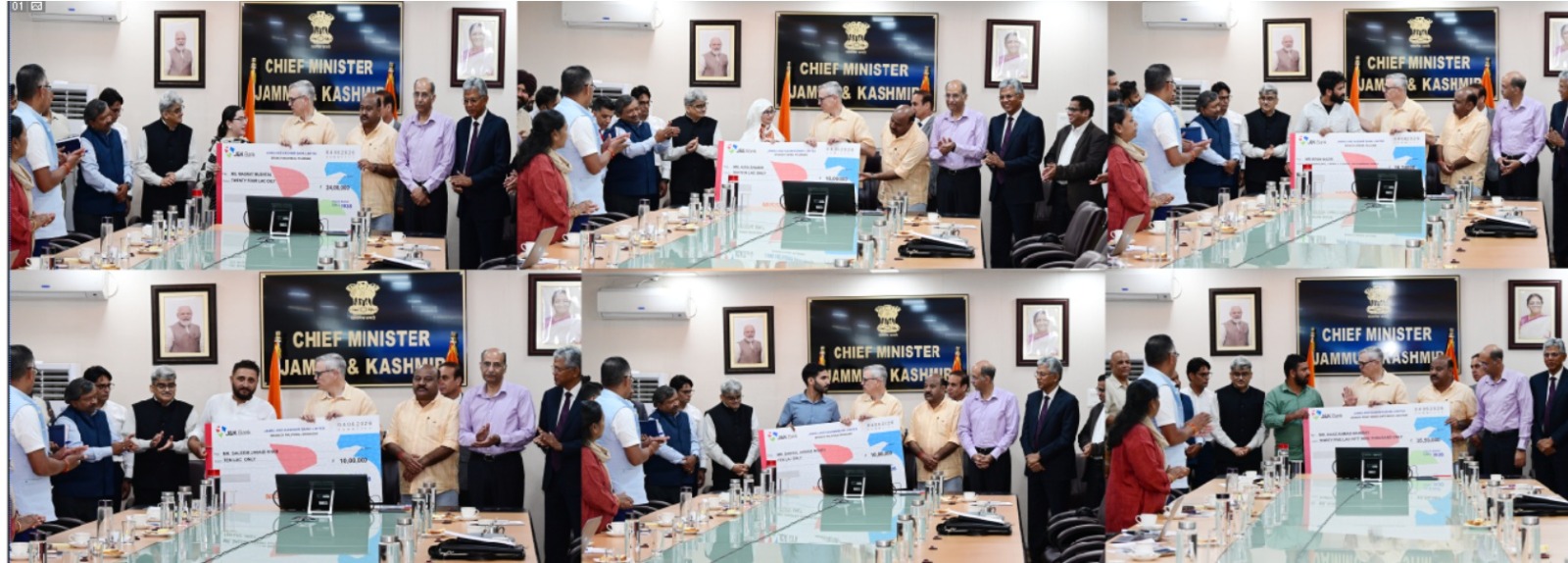 CM hands over disbursal letters worth Rs 1.12 Cr to 6 beneficiaries under Mission YUVA CM hands over disbursal letters worth Rs 1.12 Cr to 6 beneficiaries under Mission YUVA