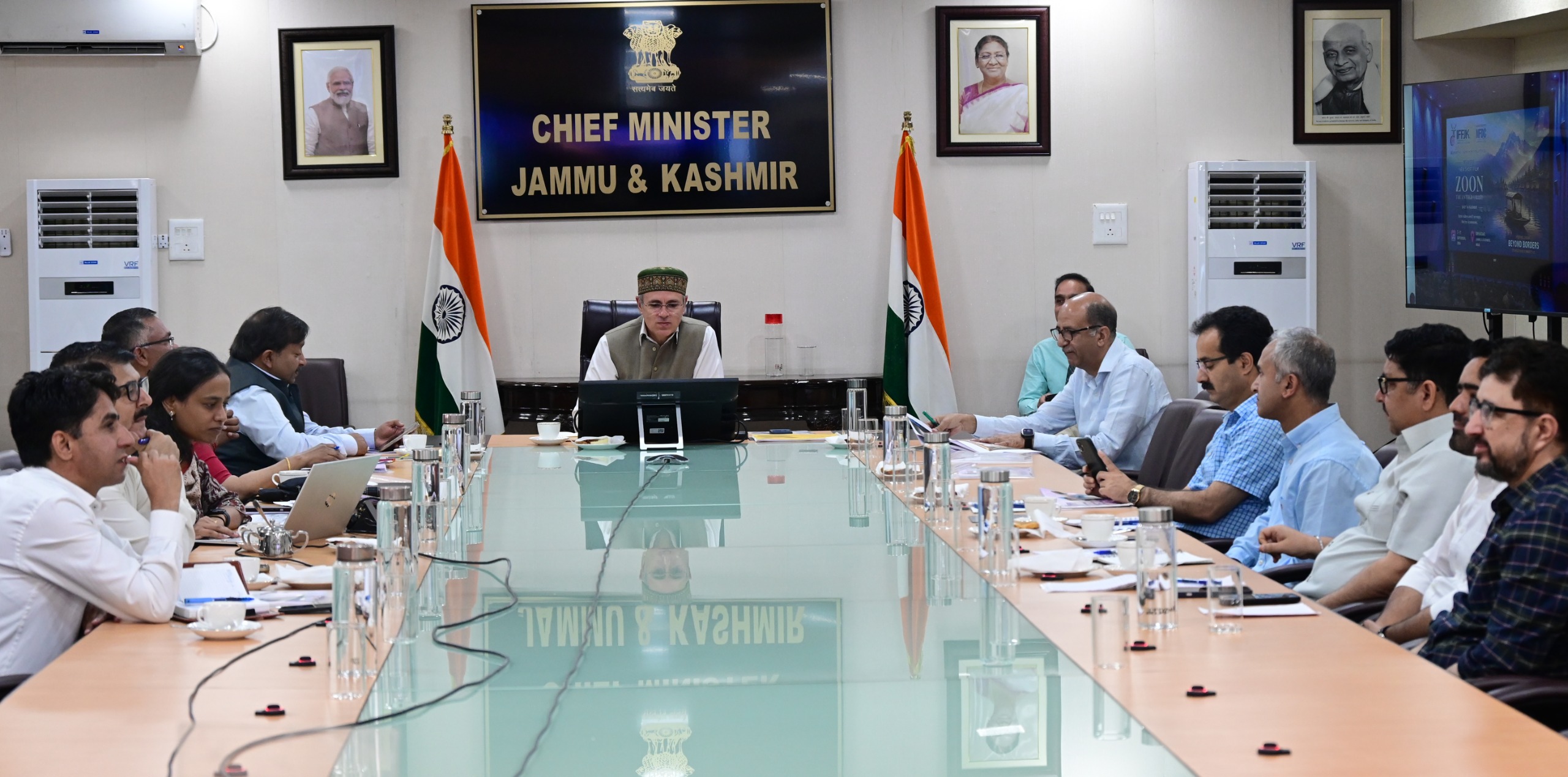 CM lays roadmap for J&K’s first International Film Festival, aims to restore Kashmir’s role in cinematic production CM lays roadmap for J&K’s first International Film Festival, aims to restore Kashmir’s role in cinematic production