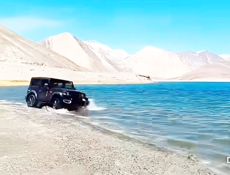 2 lakh penalty imposed on errant tourists for illegal off-roading in Pangong Lake, other protected wildlife areas