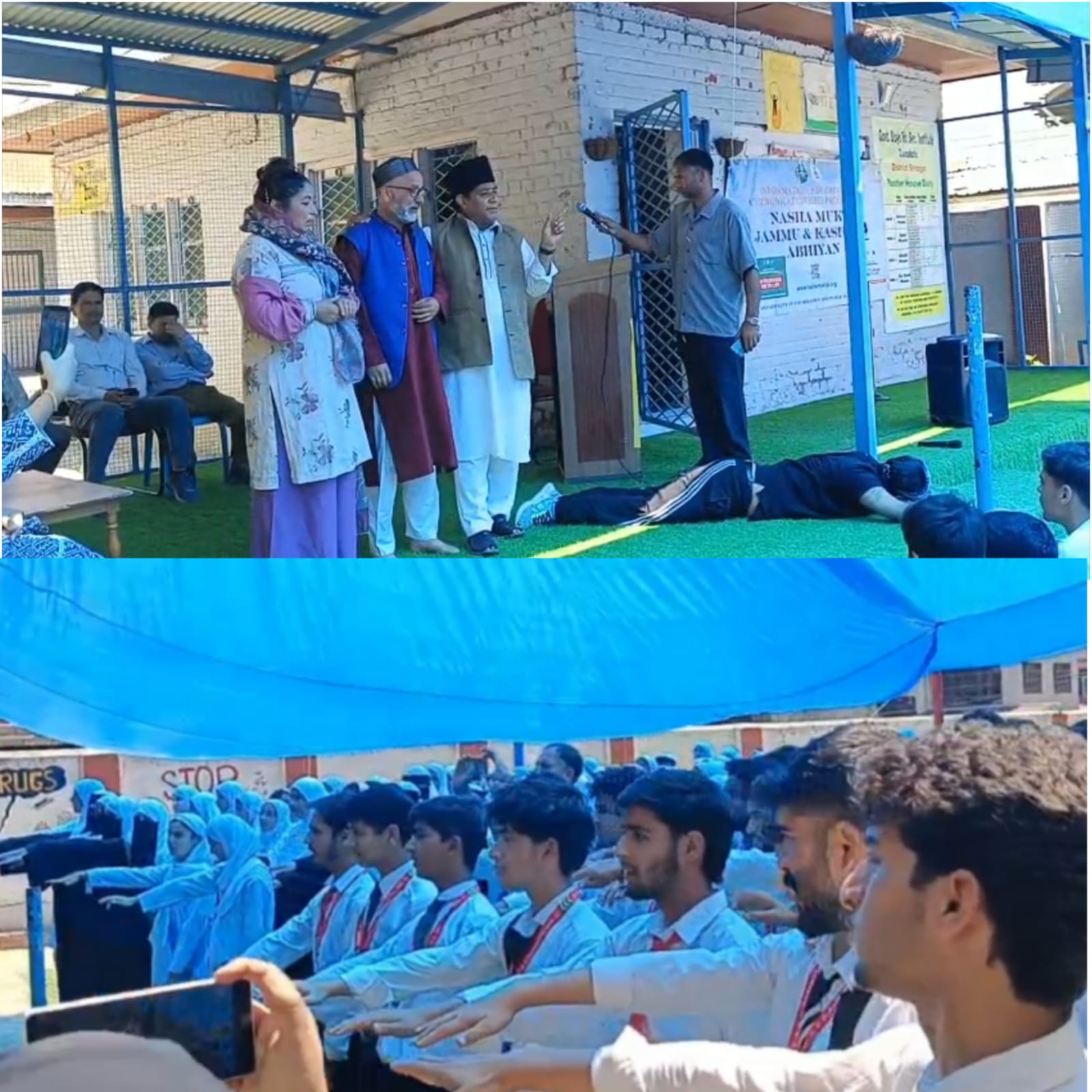 DIPR’s Cultural Unit organises Short Play at GBHSS Zainakote under 100-Day Nasha Mukt Abhiyan