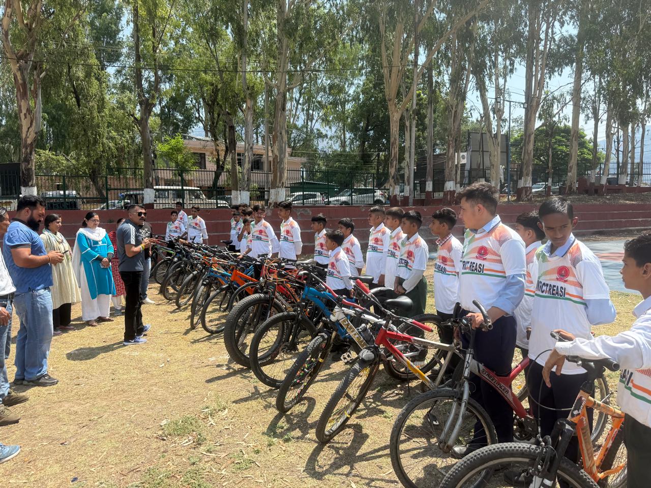DYSS Reasi organises Cycle Rally to mark World Bicycle Day