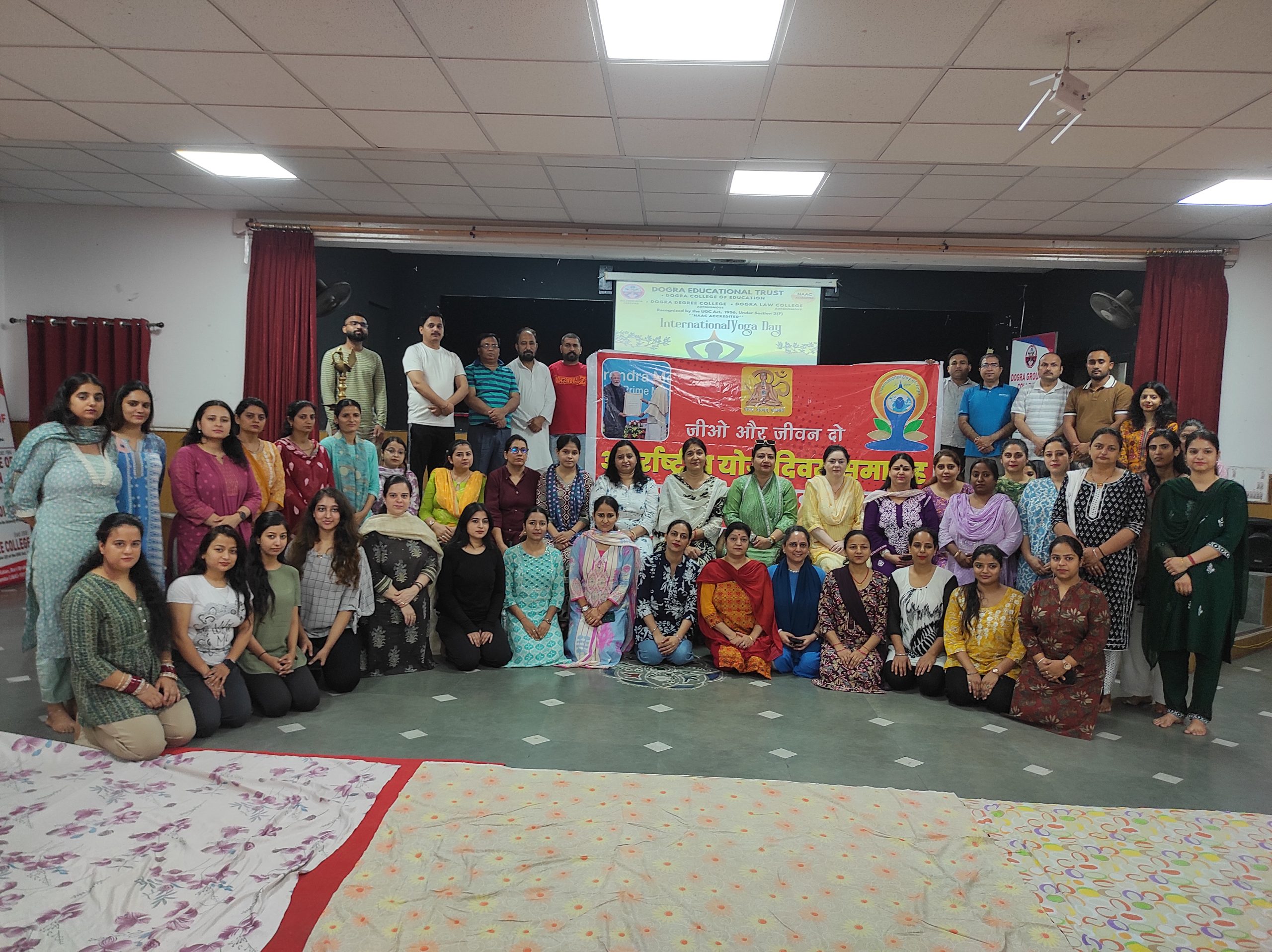Dogra Educational Trust celebrates International Yoga Day on the theme ‘Yoga for Healthy Ageing’