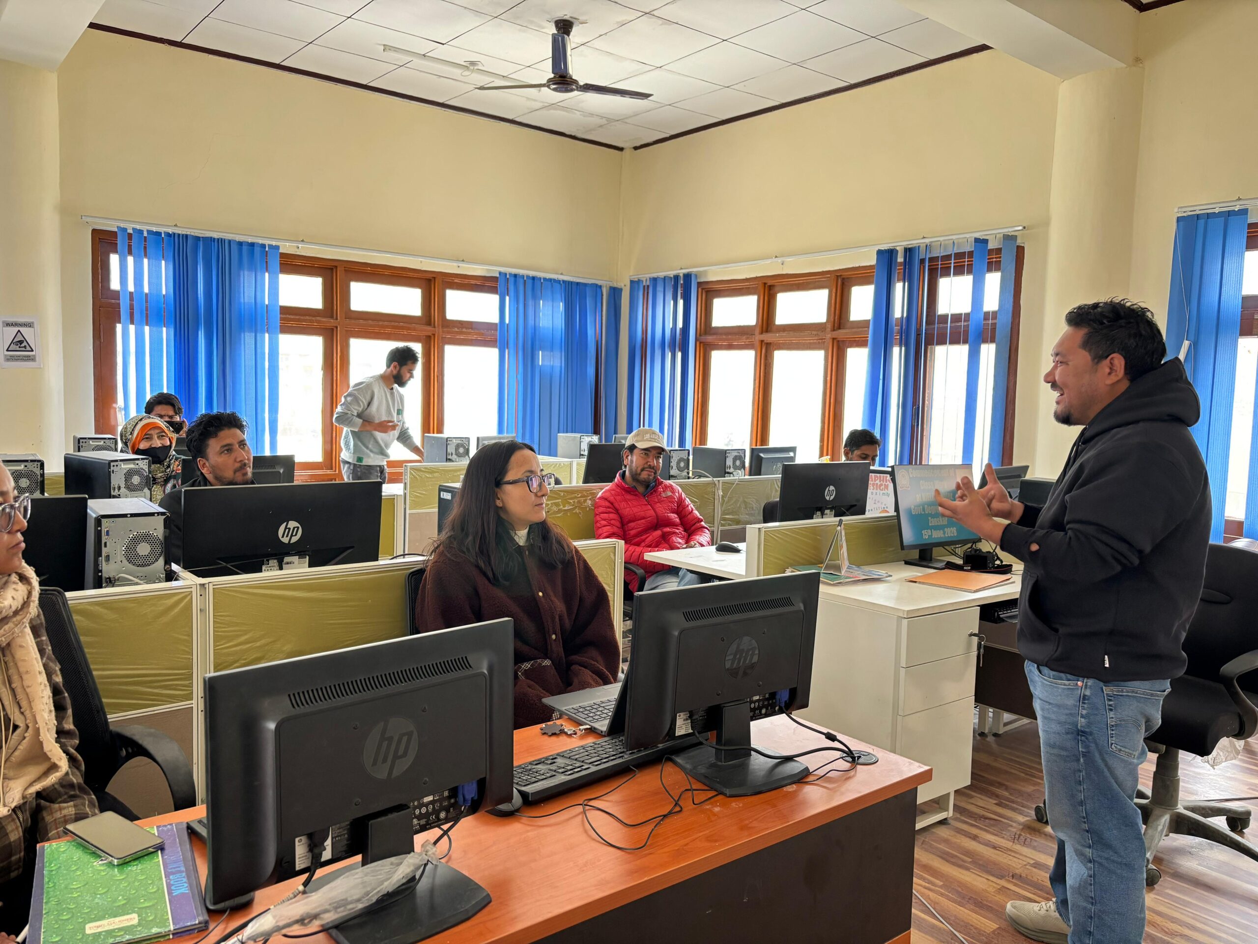 Empowering youth through digital skills: NIELIT Classes commence at GDC Zanskar