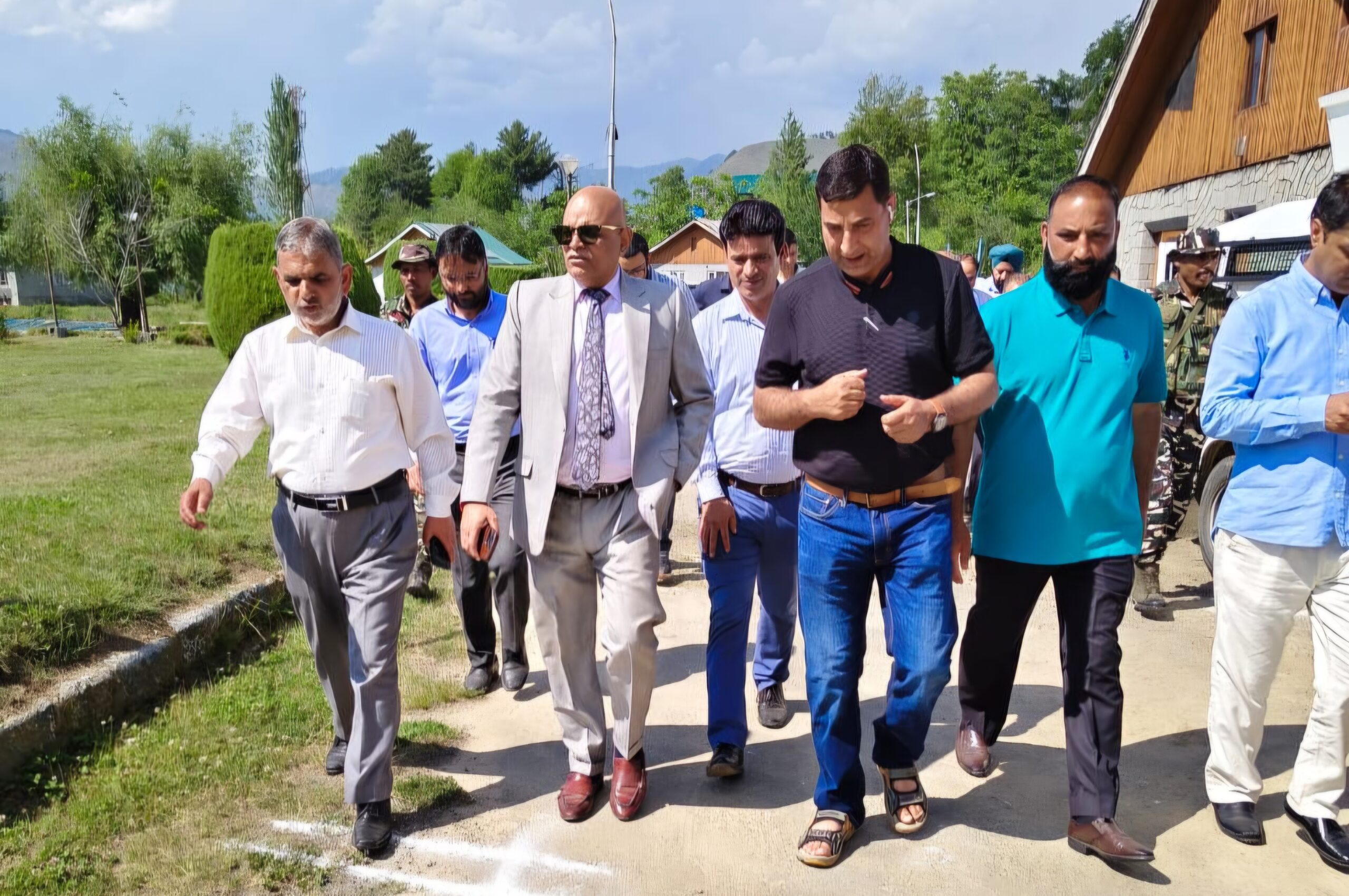 Financial Commissioner reviews Trout Fish Farming Project at Kokernag, calls for expansion, modernization