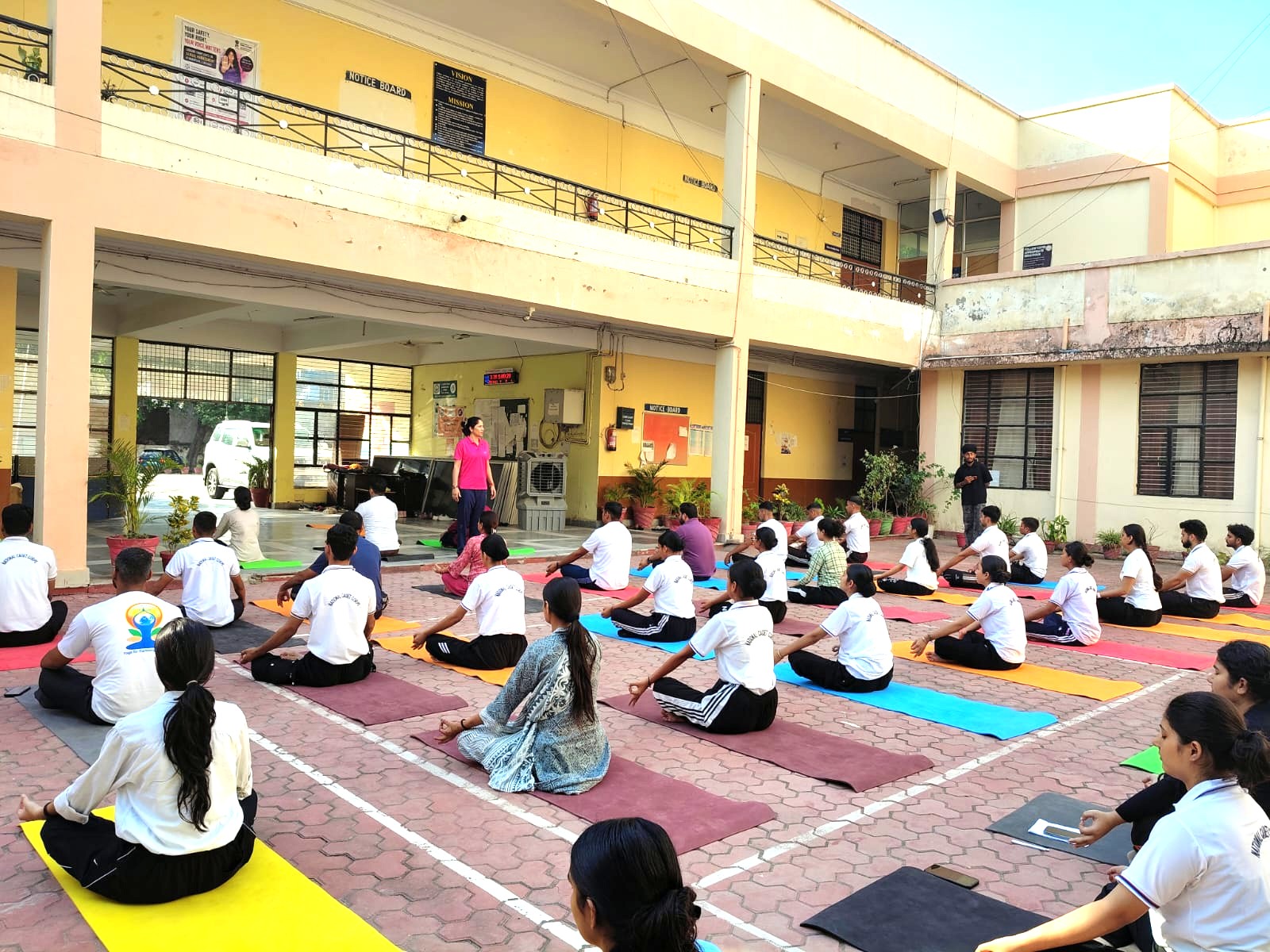 GDC R S Pura observes 12th International Day of Yoga with focus on “yoga for healthy ageing”