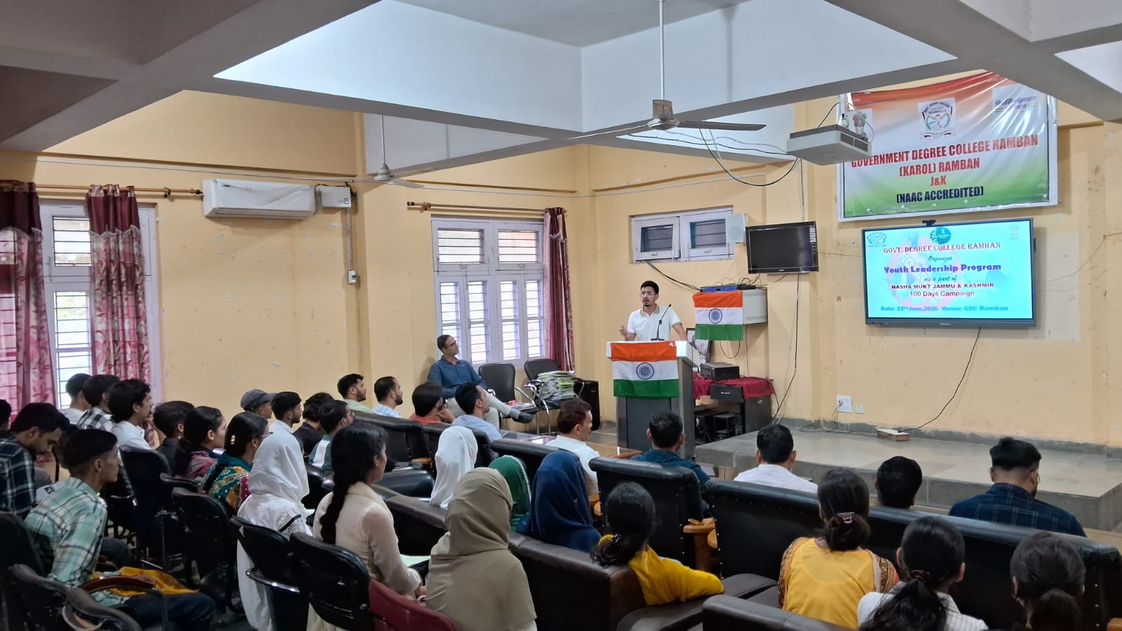 GDC Ramban organizes youth leadership programme under Nasha Mukt J&K Abhiyan Campaign