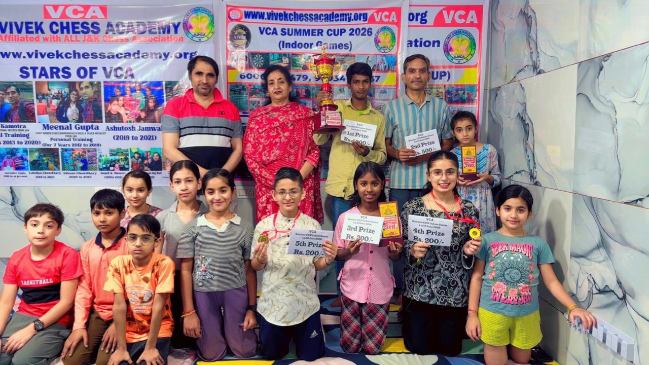 Gulshan kumar clinches VCA Indoor Games Summer Cup 2026