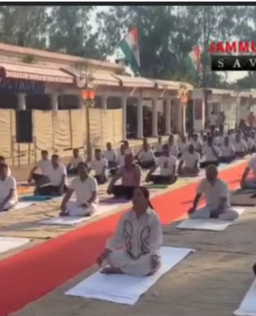International Yoga Day celebrated with patriotic fervour at Suchetgarh Border