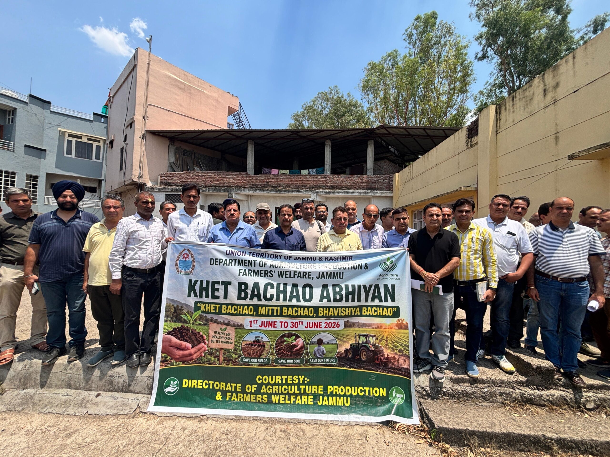 JDA Extension Jammu leads Khet Bachao Abhiyan awareness programmes in Udhampur District